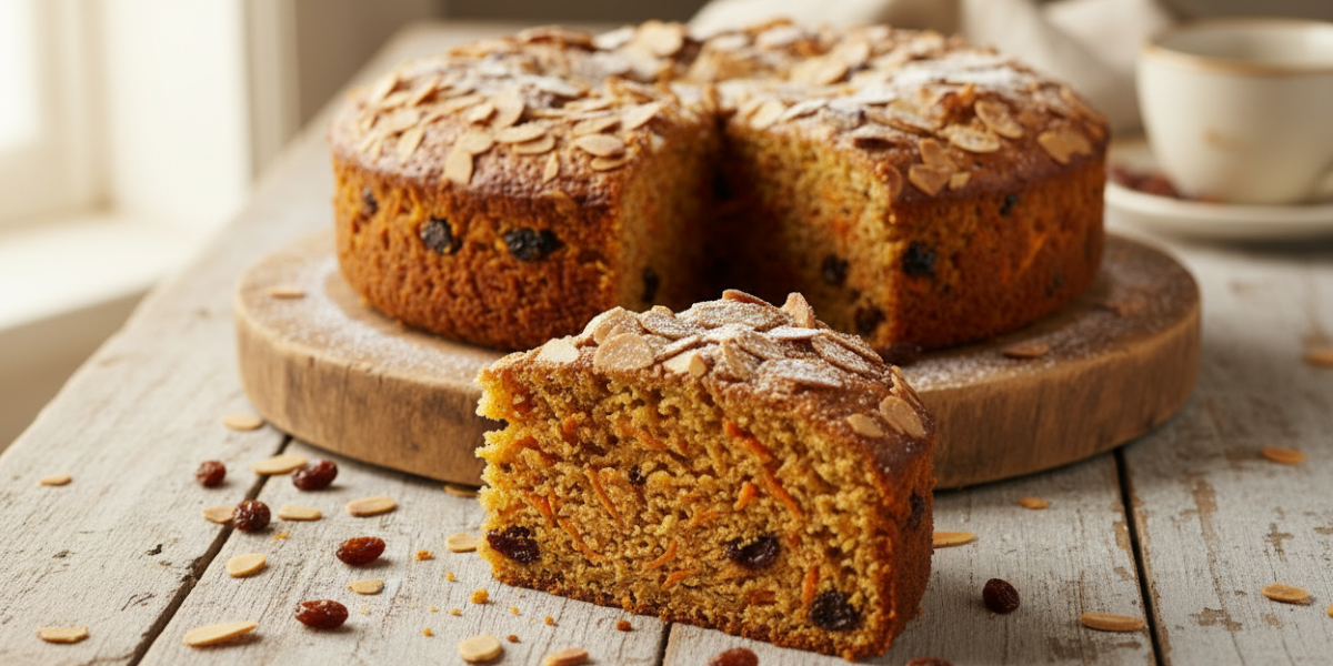 Carrot, Almond and Olive Oil Cake