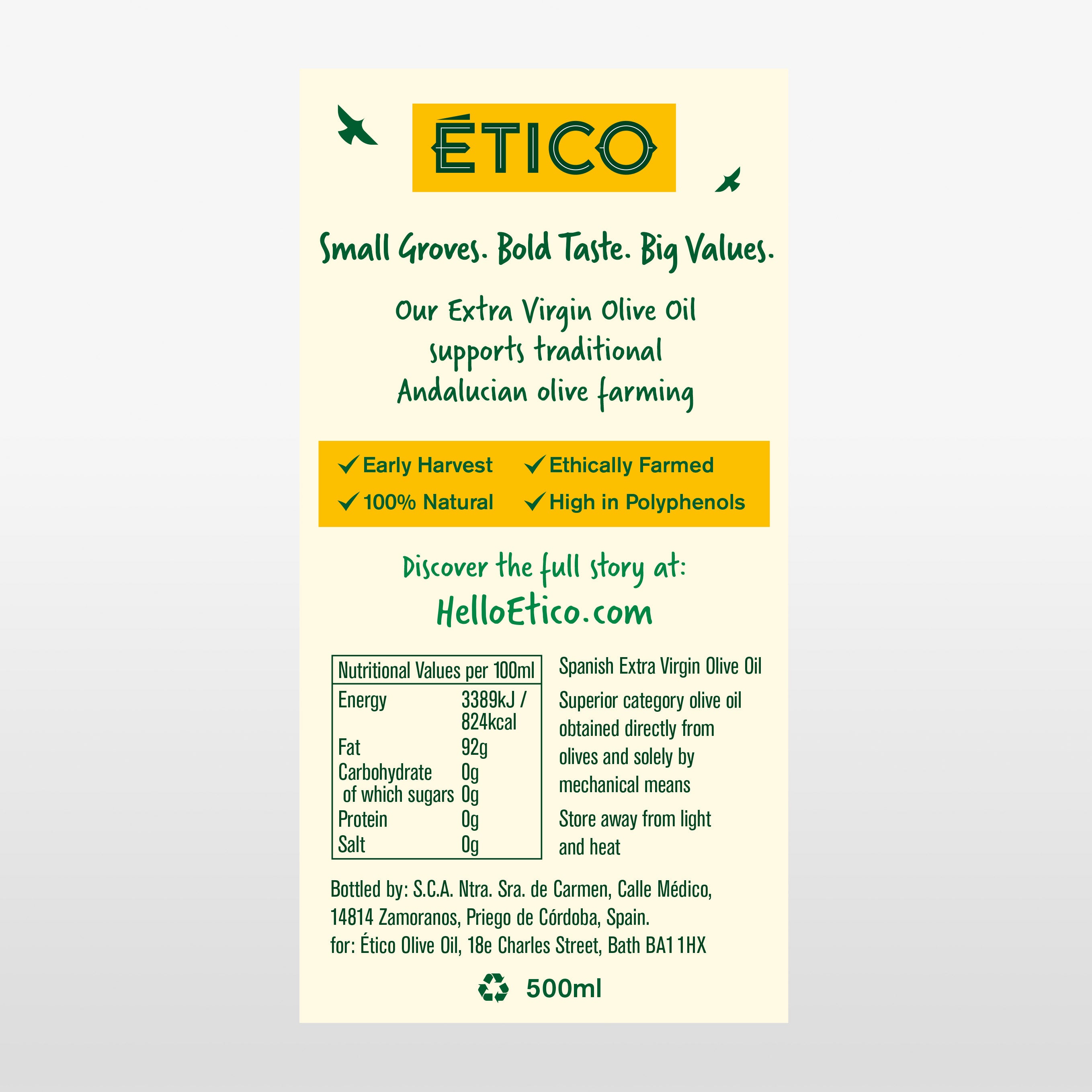 Early Harvest Extra Virgin Olive Oil